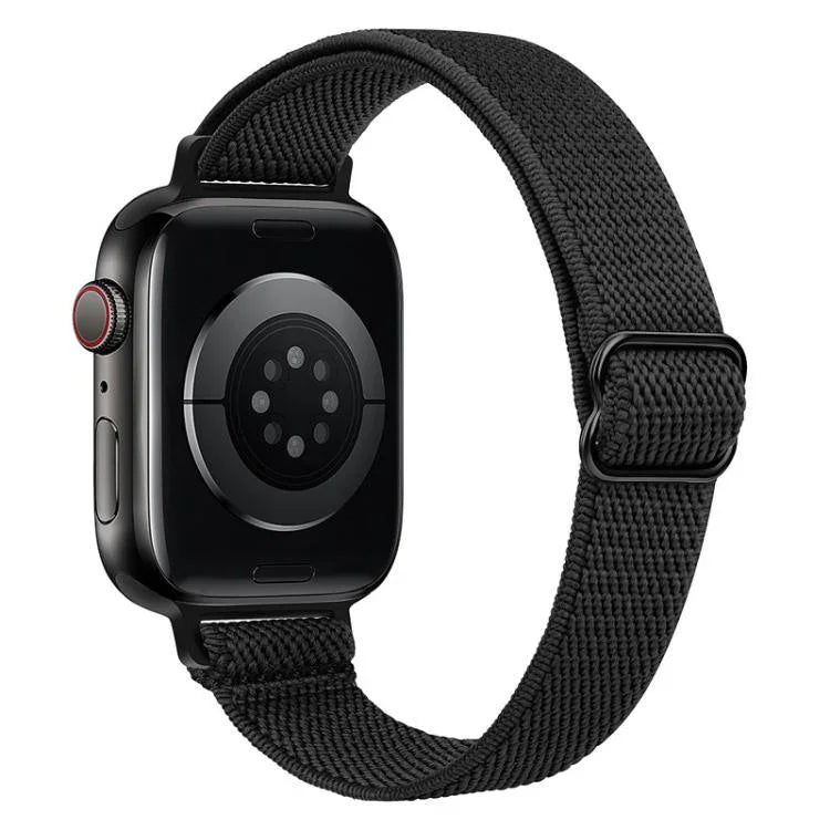 xDfind 사다리 버클 작은 허리 탄성 나일론 시계줄, Apple Watch 42 / 44 / 45 / 46 / 49mm용, Apple Watch 38 / 40 / 41 / S10 42mm용