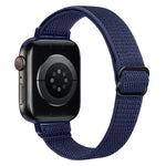 xDfind 사다리 버클 작은 허리 탄성 나일론 시계줄, Apple Watch 42 / 44 / 45 / 46 / 49mm용, Apple Watch 38 / 40 / 41 / S10 42mm용