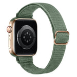 xDfind 사다리 버클 작은 허리 탄성 나일론 시계줄, Apple Watch 42 / 44 / 45 / 46 / 49mm용, Apple Watch 38 / 40 / 41 / S10 42mm용