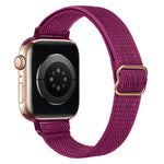 xDfind 사다리 버클 작은 허리 탄성 나일론 시계줄, Apple Watch 42 / 44 / 45 / 46 / 49mm용, Apple Watch 38 / 40 / 41 / S10 42mm용