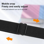 xDfind 사다리 버클 작은 허리 탄성 나일론 시계줄, Apple Watch 42 / 44 / 45 / 46 / 49mm용, Apple Watch 38 / 40 / 41 / S10 42mm용