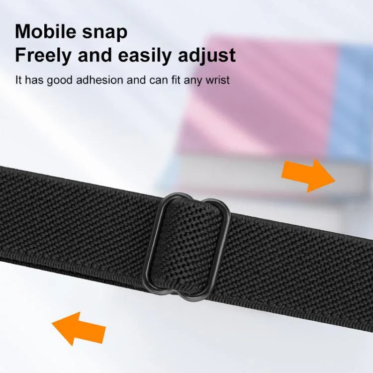 xDfind 사다리 버클 작은 허리 탄성 나일론 시계줄, Apple Watch 42 / 44 / 45 / 46 / 49mm용, Apple Watch 38 / 40 / 41 / S10 42mm용
