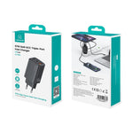 USAMS CC265 67W GaN 2 x 타입-C, USB 트리플 포트 미니 고속 충전기, CC265