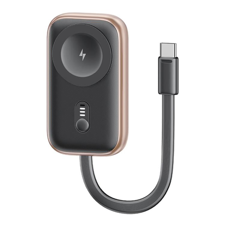 Apple Watch 시리즈용 USAMS CD245 1200mAh 휴대용 케이블 포함 무선 충전기, CD245