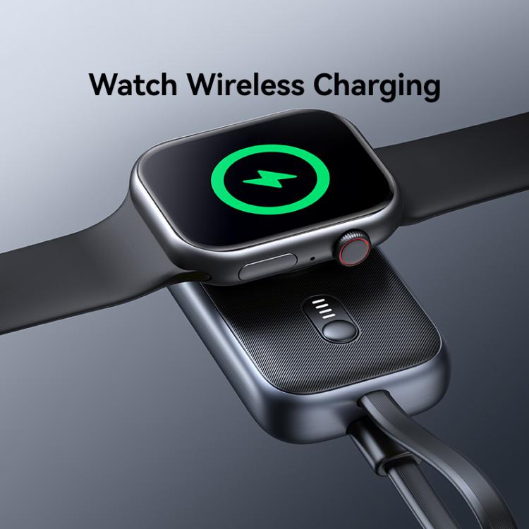 Apple Watch 시리즈용 USAMS CD245 1200mAh 휴대용 케이블 포함 무선 충전기, CD245
