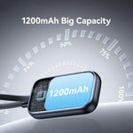 Apple Watch 시리즈용 USAMS CD245 1200mAh 휴대용 케이블 포함 무선 충전기, CD245