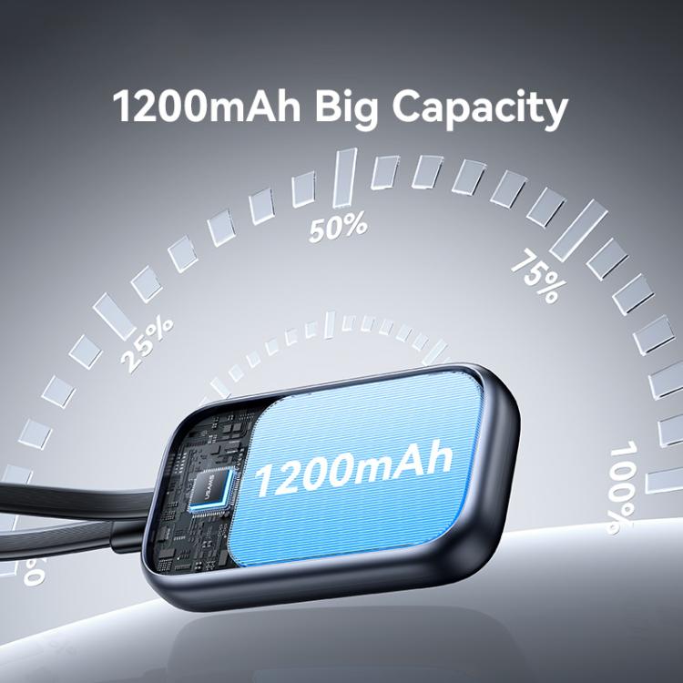 Apple Watch 시리즈용 USAMS CD245 1200mAh 휴대용 케이블 포함 무선 충전기, CD245