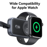 Apple Watch 시리즈용 USAMS CD245 1200mAh 휴대용 케이블 포함 무선 충전기, CD245