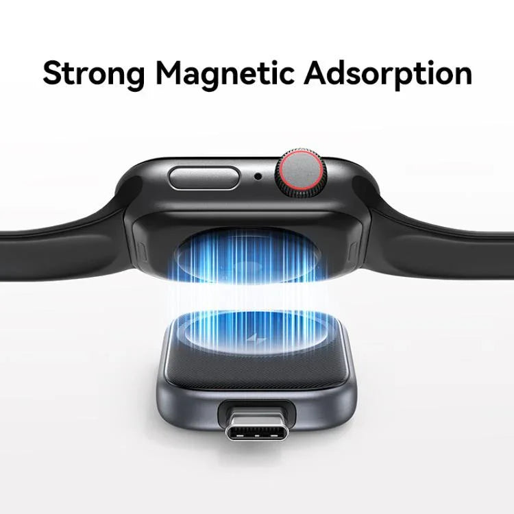 Apple Watch 시리즈용 USAMS CD247 USB-C / 타입-C 플러그 휴대용 무선 충전기, CD247