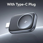 Apple Watch 시리즈용 USAMS CD247 USB-C / 타입-C 플러그 휴대용 무선 충전기, CD247