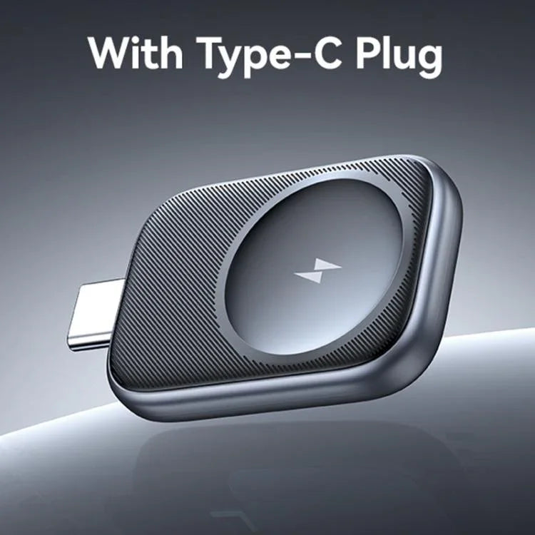 Apple Watch 시리즈용 USAMS CD247 USB-C / 타입-C 플러그 휴대용 무선 충전기, CD247