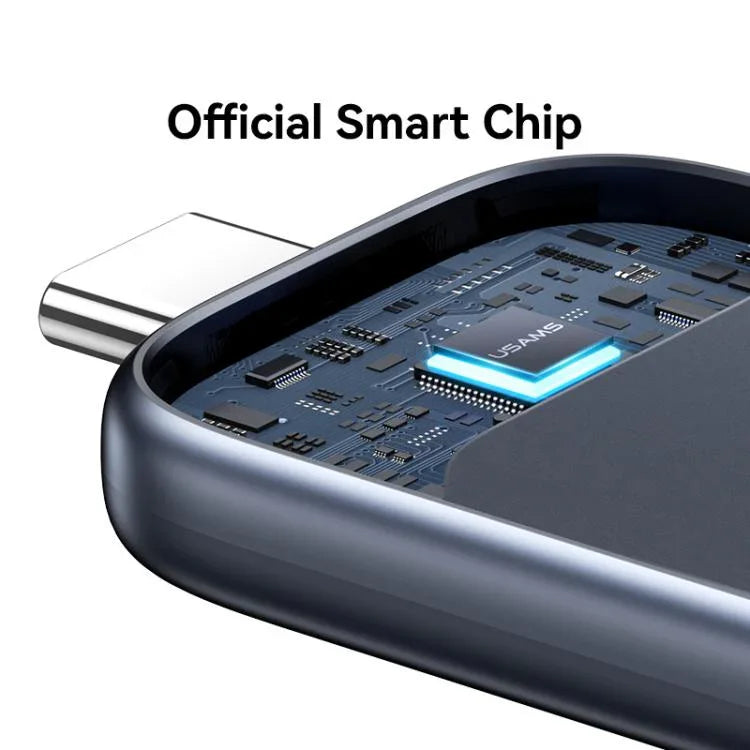 Apple Watch 시리즈용 USAMS CD247 USB-C / 타입-C 플러그 휴대용 무선 충전기, CD247