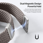 DUX DUCIS Mixture Ultra 시리즈 자석 버클 나일론 꼬임 스트랩, Apple Watch 38 / 40 / 41 / S10 42mm용