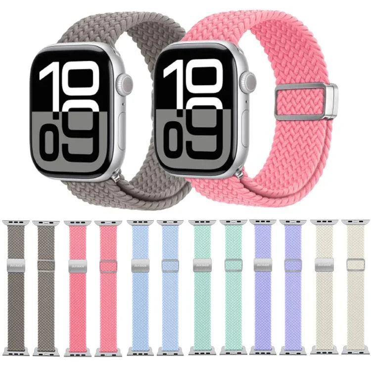 DUX DUCIS Mixture Ultra 시리즈 자석 버클 나일론 꼬임 스트랩, Apple Watch 38 / 40 / 41 / S10 42mm용