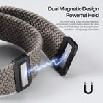 DUX DUCIS Mixture Ultra 시리즈 자석 버클 나일론 꼬임 스트랩, Apple Watch 42 / 44 / 45 / 46 / 49mm용