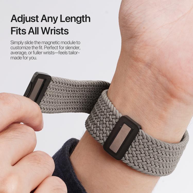 DUX DUCIS Mixture Ultra 시리즈 자석 버클 나일론 꼬임 스트랩, Apple Watch 42 / 44 / 45 / 46 / 49mm용