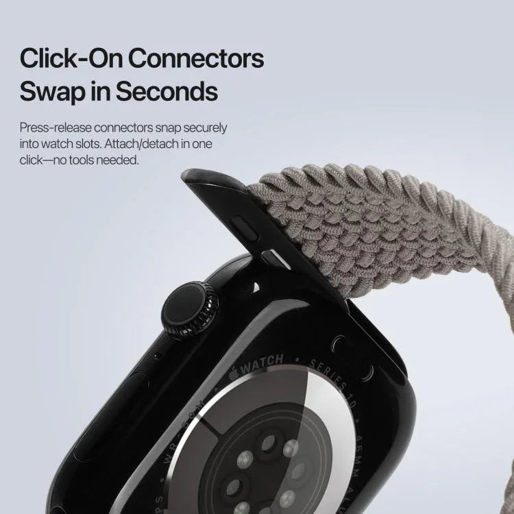 DUX DUCIS Mixture Ultra 시리즈 자석 버클 나일론 꼬임 스트랩, Apple Watch 42 / 44 / 45 / 46 / 49mm용