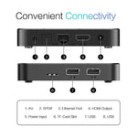 Tanix TX7 8K UHD 안드로이드 14 스마트 TV 박스 리모컨 포함, Allwinner H728 옥타 코어, 2GB+16GB, 4GB+32GB