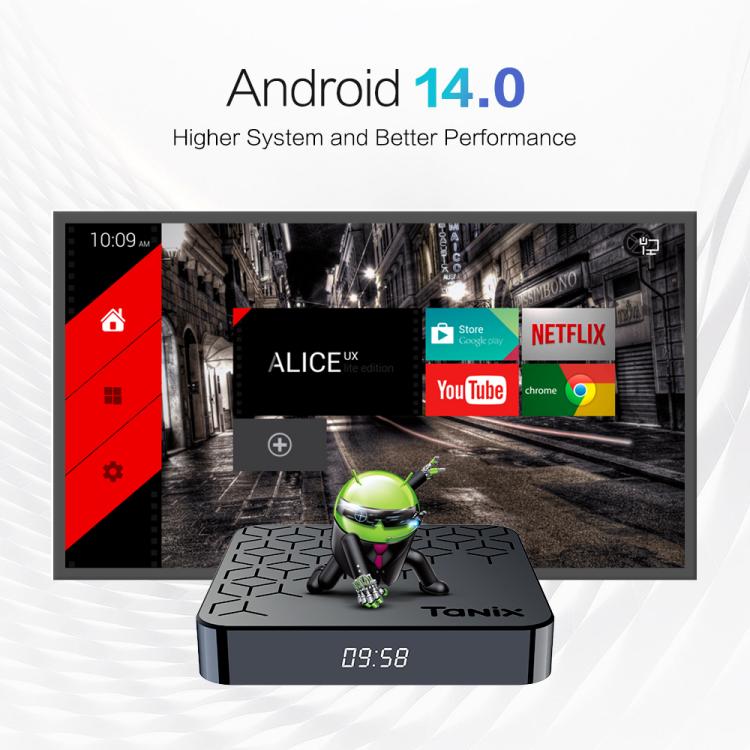 Tanix TX7 8K UHD 안드로이드 14 스마트 TV 박스 리모컨 포함, Allwinner H728 옥타 코어, 2GB+16GB, 4GB+32GB