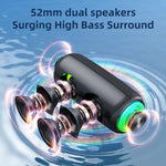 Zealot MP2 20W 휴대용 야외 RGB 블루투스 스피커, 마이크 없음(블루), 마이크 없음(카모플라주), 마이크 없음(블랙)