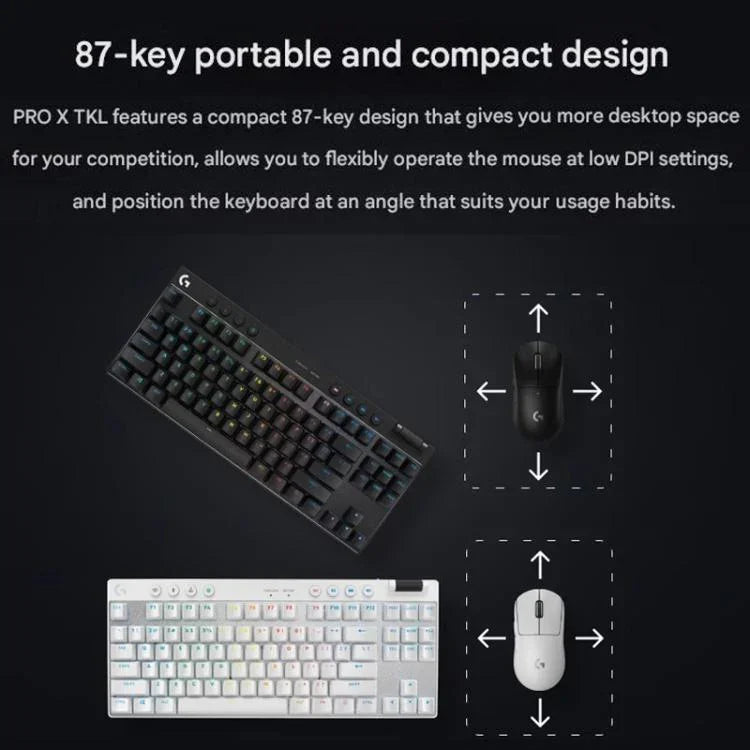 로지텍 G PRO X TKL 무선 게이밍 키보드, GX-L 기계식 스위치