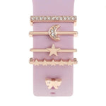 Smart Watch Band Decorative Ring Metal Accessories