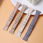xDfind Double Ring Single Rivet Genuine Leather Watch Band, 20mm, 22mm