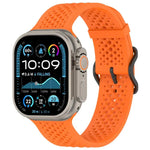xDfind 통기성 실리콘 시계줄, Apple Watch 42 / 44 / 45 / 46 / 49mm용, Apple Watch 38 / 40 / 41 / S10 42mm용