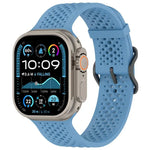 xDfind 통기성 실리콘 시계줄, Apple Watch 42 / 44 / 45 / 46 / 49mm용, Apple Watch 38 / 40 / 41 / S10 42mm용