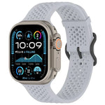 xDfind 통기성 실리콘 시계줄, Apple Watch 42 / 44 / 45 / 46 / 49mm용, Apple Watch 38 / 40 / 41 / S10 42mm용