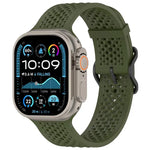 xDfind 통기성 실리콘 시계줄, Apple Watch 42 / 44 / 45 / 46 / 49mm용, Apple Watch 38 / 40 / 41 / S10 42mm용