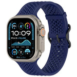 xDfind 통기성 실리콘 시계줄, Apple Watch 42 / 44 / 45 / 46 / 49mm용, Apple Watch 38 / 40 / 41 / S10 42mm용