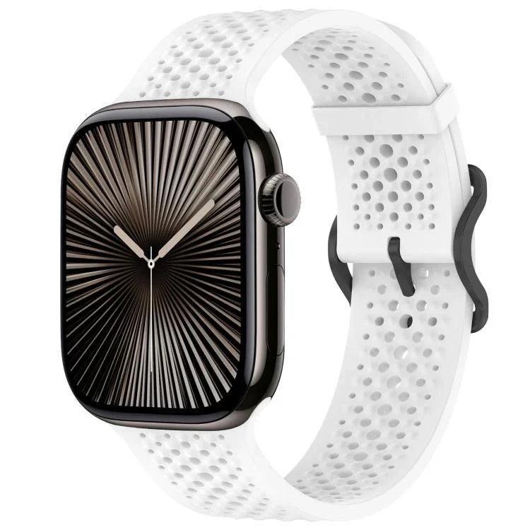 xDfind 통기성 실리콘 시계줄, Apple Watch 42 / 44 / 45 / 46 / 49mm용, Apple Watch 38 / 40 / 41 / S10 42mm용
