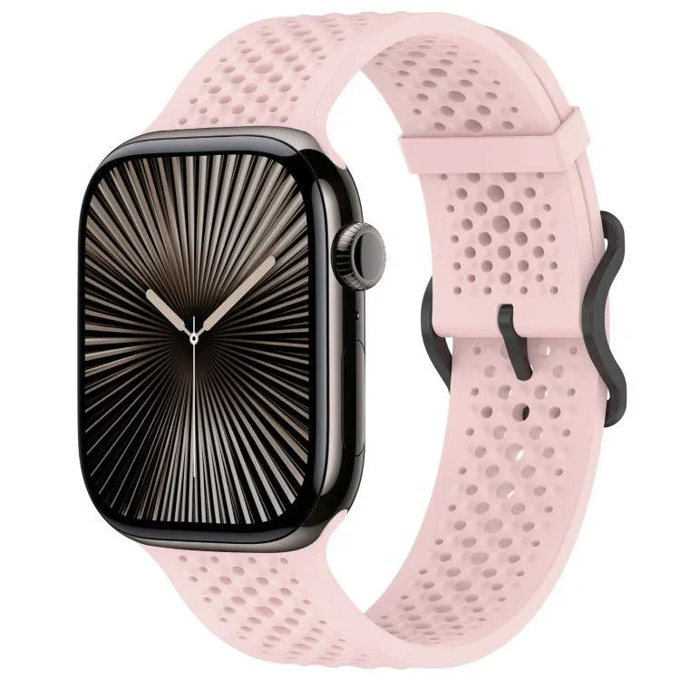 xDfind 통기성 실리콘 시계줄, Apple Watch 42 / 44 / 45 / 46 / 49mm용, Apple Watch 38 / 40 / 41 / S10 42mm용