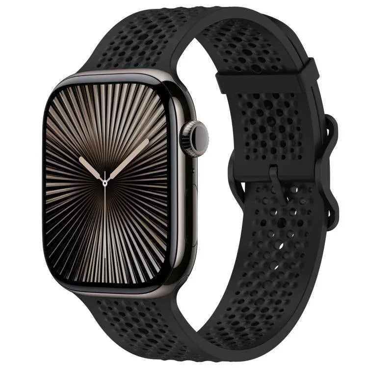 xDfind 통기성 실리콘 시계줄, Apple Watch 42 / 44 / 45 / 46 / 49mm용, Apple Watch 38 / 40 / 41 / S10 42mm용