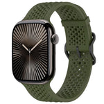 xDfind 통기성 실리콘 시계줄, Apple Watch 42 / 44 / 45 / 46 / 49mm용, Apple Watch 38 / 40 / 41 / S10 42mm용