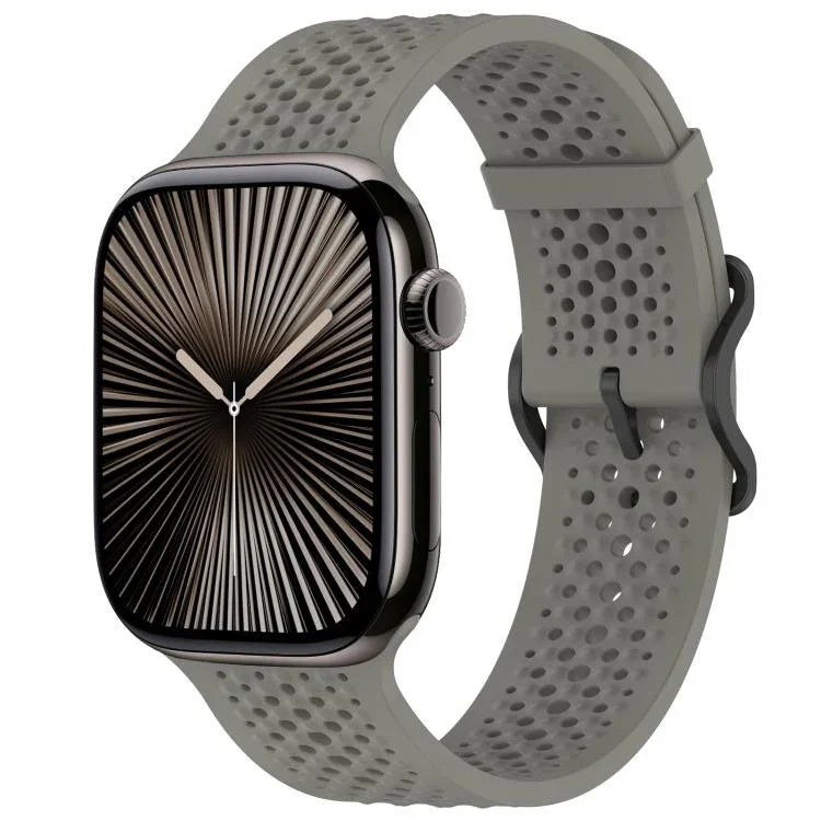 xDfind 통기성 실리콘 시계줄, Apple Watch 42 / 44 / 45 / 46 / 49mm용, Apple Watch 38 / 40 / 41 / S10 42mm용