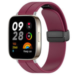 xDfind  Flat Head Groove Folding Black Buckle Silicone Watch Band, For Xiaomi Band 10 Pro / 9 Pro / Redmi Watch 6, For Redmi Watch 3 Active / Watch 3 Lite, For Redmi Watch 3