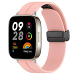 xDfind  Flat Head Groove Folding Black Buckle Silicone Watch Band, For Xiaomi Band 10 Pro / 9 Pro / Redmi Watch 6, For Redmi Watch 3 Active / Watch 3 Lite, For Redmi Watch 3