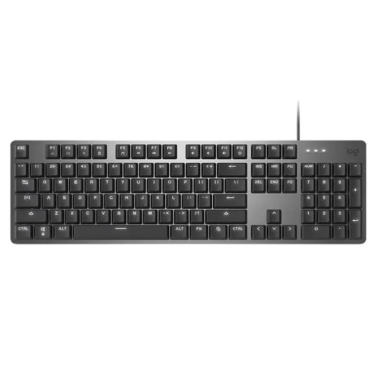 로지텍 K845 백라이트 기계식 유선 키보드, 케이블 길이: 1.8m, 롱화 브라운 축, 롱화 레드 축