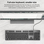 로지텍 K845 백라이트 기계식 유선 키보드, 케이블 길이: 1.8m, 롱화 브라운 축, 롱화 레드 축