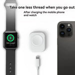 xDfind 8핀 휴대용 스마트워치 자석 무선 충전기, Apple Watch용