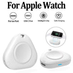 xDfind 8핀 및 타입-C 휴대용 스마트워치 자석 무선 충전기, Apple Watch용