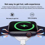 xDfind 8핀 및 타입-C 휴대용 스마트워치 자석 무선 충전기, Apple Watch용