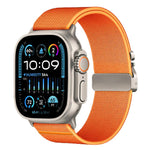 xDfind 낙하산 버클 신축성 나일론 시계줄, Apple Watch 42 / 44 / 45 / 46 / 49mm용, Apple Watch 38 / 40 / 41 / S10 42mm용