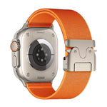 xDfind 낙하산 버클 신축성 나일론 시계줄, Apple Watch 42 / 44 / 45 / 46 / 49mm용, Apple Watch 38 / 40 / 41 / S10 42mm용