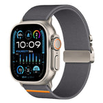 xDfind 낙하산 버클 신축성 나일론 시계줄, Apple Watch 42 / 44 / 45 / 46 / 49mm용, Apple Watch 38 / 40 / 41 / S10 42mm용