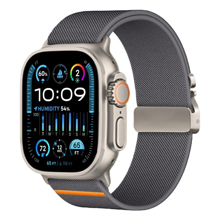 xDfind 낙하산 버클 신축성 나일론 시계줄, Apple Watch 42 / 44 / 45 / 46 / 49mm용, Apple Watch 38 / 40 / 41 / S10 42mm용