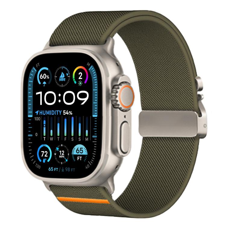 xDfind 낙하산 버클 신축성 나일론 시계줄, Apple Watch 42 / 44 / 45 / 46 / 49mm용, Apple Watch 38 / 40 / 41 / S10 42mm용