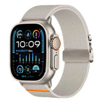 xDfind 낙하산 버클 신축성 나일론 시계줄, Apple Watch 42 / 44 / 45 / 46 / 49mm용, Apple Watch 38 / 40 / 41 / S10 42mm용